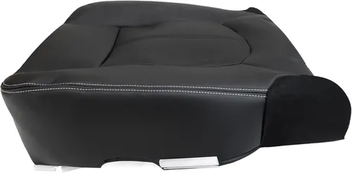 Miniatura 5 de GXARTS Funda de asiento de cuero de repuesto para parte inferior del lado del conductor, color negro #5B o 6B, compatible con Ford F250 F350 F450