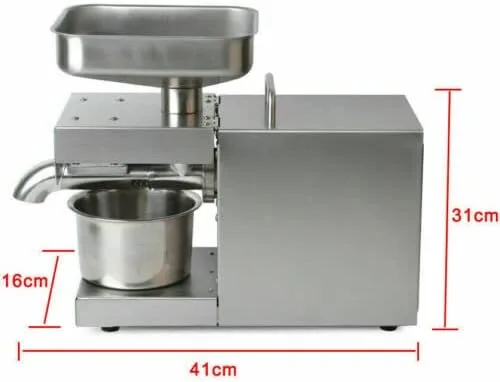 Miniatura 4 de aceite de oliva automático de la máquina de la prensa del aceite 1500W que presiona el exprimidor del extractor