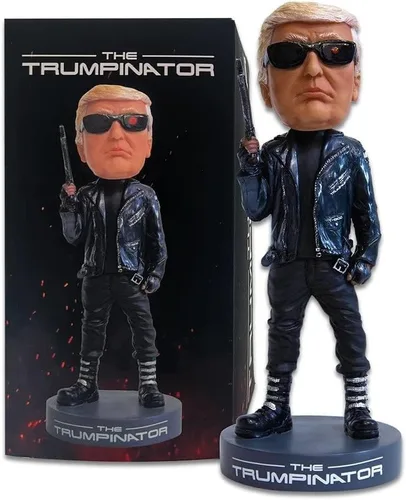 Proud Patriots | The Trumpinator Bobblehead El regalo #1 Patriótico y Presidente 2026 cumpleaños para conservadores o regalo de broma para liberales