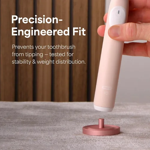 Miniatura 4 de Rose Gold Oral-B Compatible Electric Toothbrush Holder for Bathroom, Aluminum Oral B Toothbrush Holder With Hygienic Drip Capture Stops Toppling