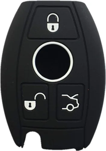 Funda de silicona para llavero de entrada sin llave, repuesto para Mercedes Benz W203 W210 W211 AMG W204 C E R CL GL S SL BGA CLS CLK CLA SLK caso