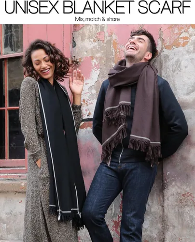 Miniatura 6 de likemary Chales y envolturas de pashmina para mujer, bufanda de manta de viaje, abrigo de lana cálido y grande, regalo hecho a mano