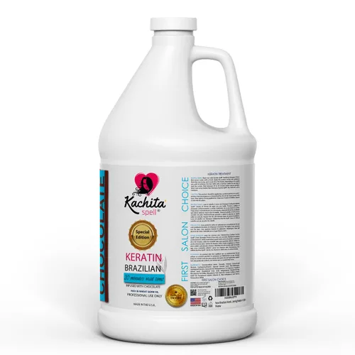 Miniatura 10 de New Brazilian Keratin Chocolate Treatment Kachita Spell 16 fl oz 16.0 fl oz - Alisado del cabello fabricado en Estados Unidos
