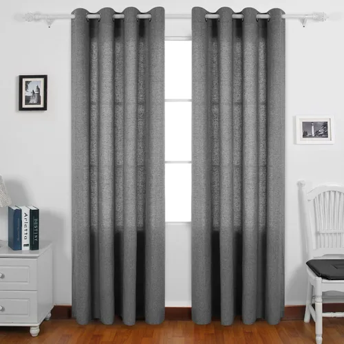 Miniatura 12 de Deconovo Curtains cortinas de ventana recicladas de algodón para sala de estar