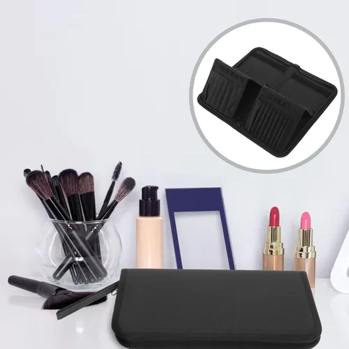 Miniatura 2 de Beavorty bolsas de aseo portaescobillas bolsa de cosméticos organizador de brochas de maquillaje bolsa de herramientas de maquillaje bolsa