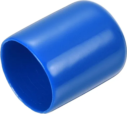 Miniatura 42 de uxcell 25 tapas de goma de 0.787 in de vinilo de identificación redonda tapa tapa de rosca de tornillo protectores negro