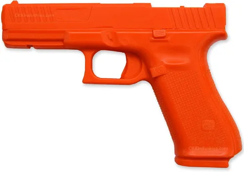 Miniatura 32 de American Safety Trainers - Compatible con modelos Glock - Pistolas de entrenamiento de polímero sólido no funcionales - Naranja brillante - EE.UU.