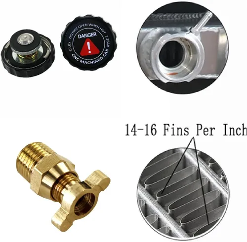 Miniatura 4 de Ventilador de 3 filas de radiador para Chevy Camaro 67 68 69 Big Block Pontiac Firebird 23 pulgadas Radiador de repuesto para Chevy Camaro Pontiac