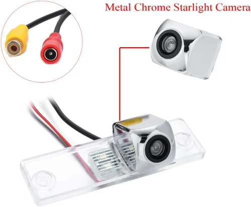 Miniatura 2 de Cámara de visión trasera cromada Starlight para Toyota 4Runner/Hilux Surf/Toyota Fortuner SW4/Toyota Innova y cámara de marcha atrás impermeable y a