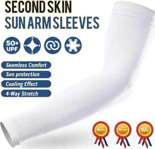 Miniatura 4 de GOUNOD Mangas de compresión de enfriamiento de protección solar para hombres - Jardinería al aire libre Deportes Entrenamientos mangas de brazo de 1