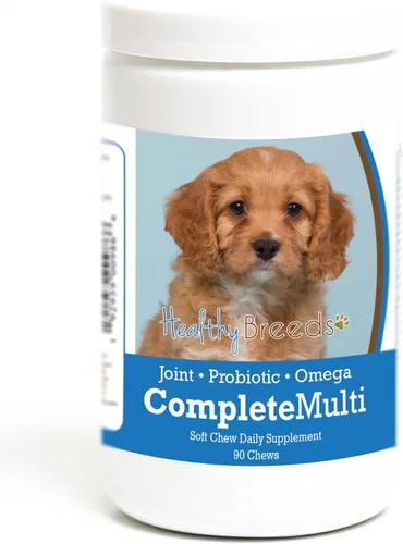 Miniatura 247 de Healthy Breeds Pug todo en uno multivitamínico suave masticable 60