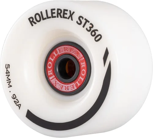 Miniatura 4 de Rollerex ST360 92A - Ruedas para patines de ruedas de 2.126 in x 1.260 in (paquete de 8 con rodamientos, espaciadores y arandelas)