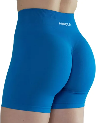 Miniatura 8 de AUROLA Intensify - Pantalones cortos de entrenamiento para mujer, sin costuras, para gimnasio, yoga, correr, deporte, ejercicio activo, fitness
