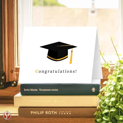 Miniatura 2 de Tarjetas de felicitación y sobres de graduación – Graduados de clase 2026, agradecimiento, felicitaciones de celebración, saludos plegables