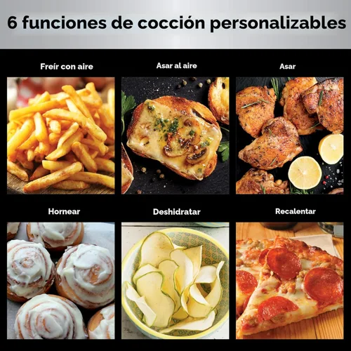 Miniatura 7 de Ninja Foodi Air Fryer 6 en 1 con megaZone de 7 cuartos y divisor de cesta para proteínas grandes y comidas completas Cocina 2 alimentos a la vez