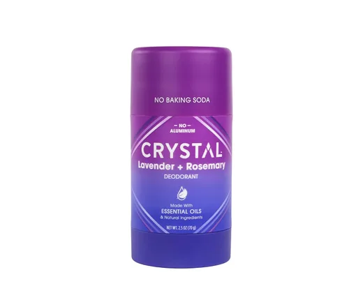 Crystal Magnesium Solid Stick Desodorante natural, desodorante sin aluminio no irritante para hombres o mujeres, combate de forma segura y eficaz el
