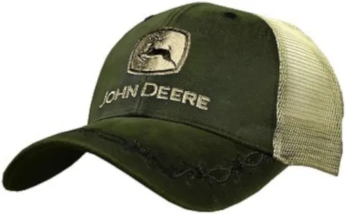 Miniatura 14 de John Deere Gorra de béisbol con logotipo y malla trasera con contraste, para hombre