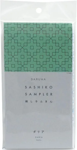 Miniatura 15 de DARUMA Sashiko Sampler - Tela original color azul marino (ángulo recto conectado)