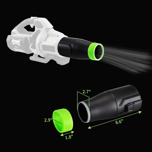 Miniatura 4 de Rozlchar Boquilla Robusta de Secado de Coche Compatible con Soplador de Hojas EGO, Boquilla de Soplador de Hojas Funciona para 530, 575, 580, 615
