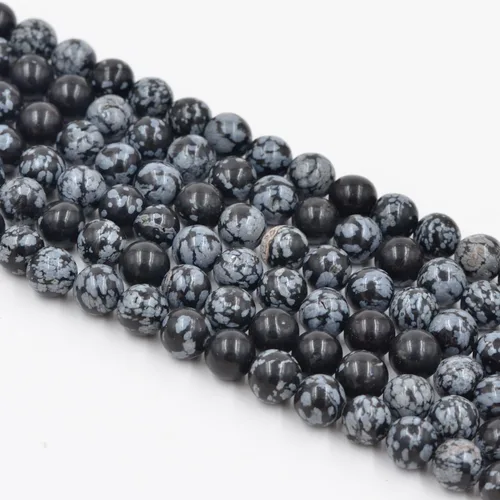 Miniatura 10 de 6mm Cuentas Redondas de Granate para Hacer Joyería DIY, Poder Curativo de Cristal, Piedras Preciosas Sueltas para Hacer Pulseras y Collares, Hilo