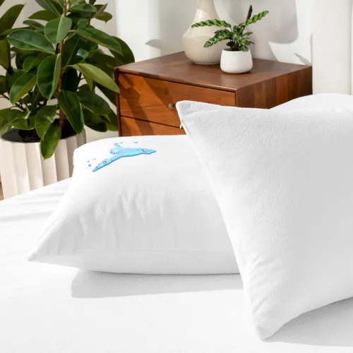 Miniatura 15 de Bare Home Protector de colchón acolchado impermeable Twin – Almohadilla de colchón refrescante – Protege contra derrames – Fácil lavado – Funda