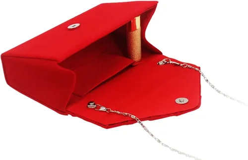 Miniatura 5 de ZIUMUDY Bolsos de embrague plisados sobre de terciopelo elegante de la boda de la noche de la cadena
