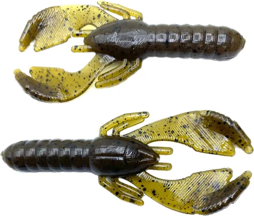 Miniatura 17 de Phat Pak Baits - Beasty Bug Jr Ned Rig Craw Finesse Bass Señuelo de pesca de plástico suave 20ct 2.8" Paquete de variedades