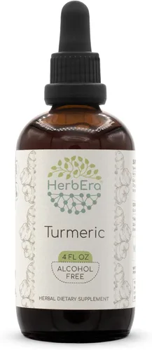 Miniatura 5 de Tintura de extracto de hierbas sin alcohol de cúrcuma B60, raíz seca de cúrcuma (Curcuma Longa) (2 fl oz)