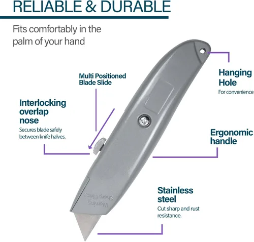 Miniatura 3 de BAZIC - Cuchillo multiusos, estuche de 144
