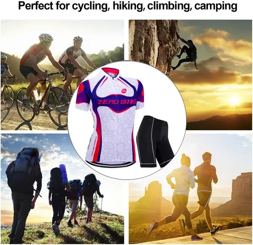 Miniatura 73 de Jersey de ciclismo para mujer, de manga corta, secado rápido, transpirable, para montaña.
