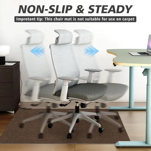 Miniatura 3 de Sycoodeal Alfombrilla para Silla de Oficina para Piso de Madera Dura, Alfombrilla para Silla de Computadora y Juegos para Piso de Baldosas, Gran