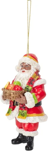 Miniatura 5 de Adorno de Papá Noel Kwanzaa afroamericano