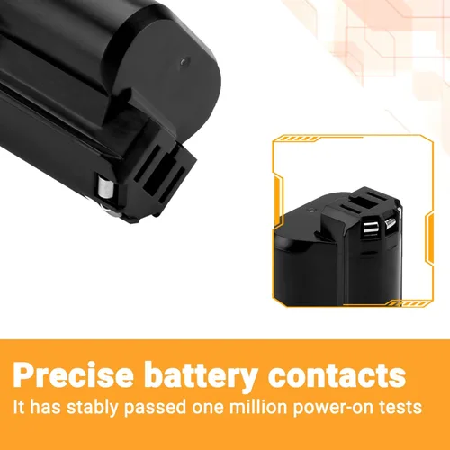 Miniatura 4 de Shentec Batería de repuesto de iones de litio de 3000 mAh de 12 V compatible con herramientas inalámbricas Dremel B812-03 B812-02 8200 8220 8300