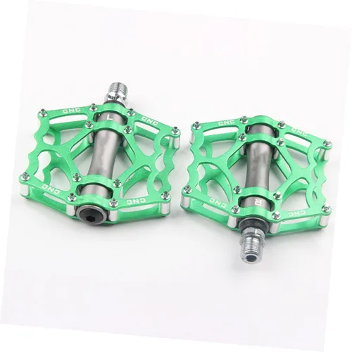 Miniatura 5 de BESPORTBLE 1 par de pedales de bicicleta MTB Pedales Zapatos de bicicleta Tacos Ciclo Clips de bicicleta Pedales de bicicleta con correas aleación