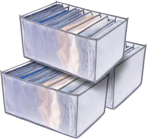 Miniatura 10 de TOOVREN Organizador de cajones para brasieres, divisor para cajones de ropa interior, contenedores de almacenamiento de lencería, organizadores