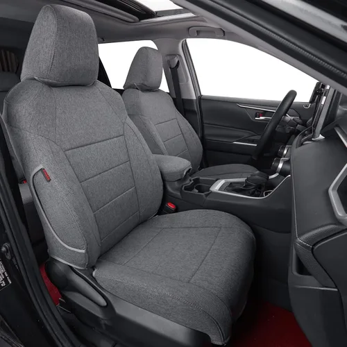 Miniatura 12 de coverdream Fundas de asiento con ajuste personalizado para Toyota RAV4 Limited, XLE, SE, Platinum, Adventure 2013 2014 2015 2016 2017 2018