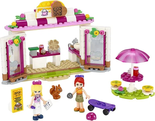 Miniatura 3 de LEGO Friends Heartlake City Park Café 41426 Juguete de construcción, juego de café al aire libre inspira el juego de roles e incluye 2 minifiguras
