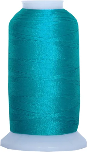 Miniatura 22 de Carretes de hilo de poliéster, 1000 m – 160 colores – Peso del hilo: 40 40wt trilobal polyester embroidery thread with bright sheen. Works with