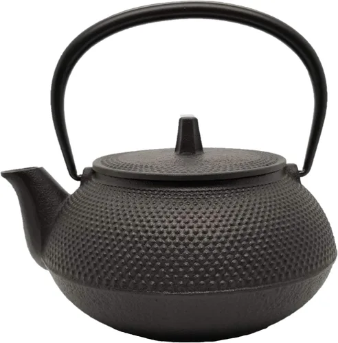 Miniatura 6 de Iwachu 12803 Tetera de acero inoxidable tipo 3 nueva tortuga Shell negro 0.32 L sin llama directa esmaltada compatible con utensilios de hierro Nambu