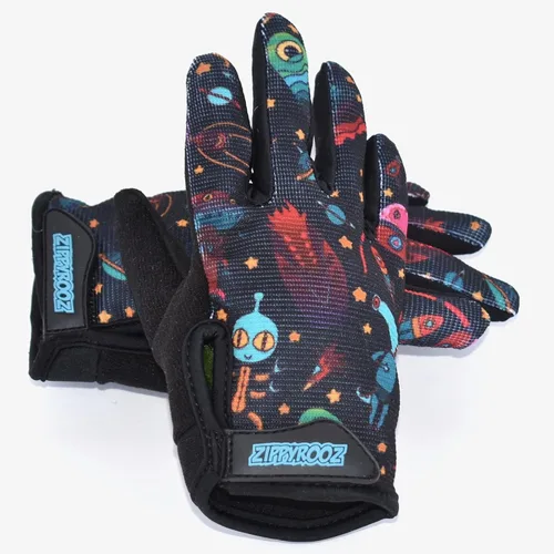 Miniatura 3 de ZippyRooz Guantes de bicicleta largos para niños pequeños y pequeños