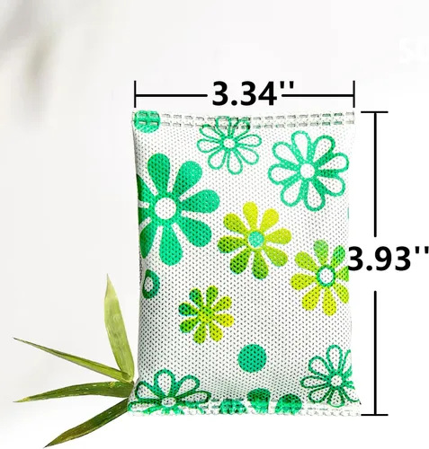 Miniatura 2 de Paquete de 12 absorbentes de olores de carbón activado, desodorante para refrigerador, eliminador de olores para el hogar, mascotas, automóvil, 1.76