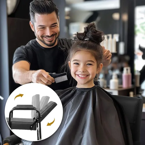Miniatura 8 de Winado Silla de champú reclinable automático, silla de peluquería portátil con respaldo inclinado, equipo de belleza de spa resistente para Negro