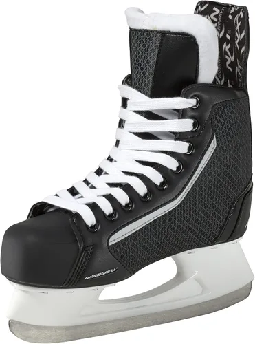 Miniatura 5 de Winnwell Patines de hockey sobre hielo AMP300 Tallas de patinaje para personas mayores, jóvenes, jóvenes Chicos, niñas, jóvenes, hombres