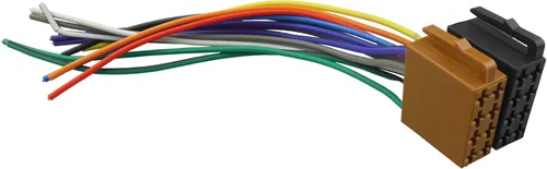 Universal ISO Car Radio Cable Cable Cable Arnés Adaptador Estéreo Adaptador Adaptador Adaptador Enchufe Alimentación y Altavoz Hembra