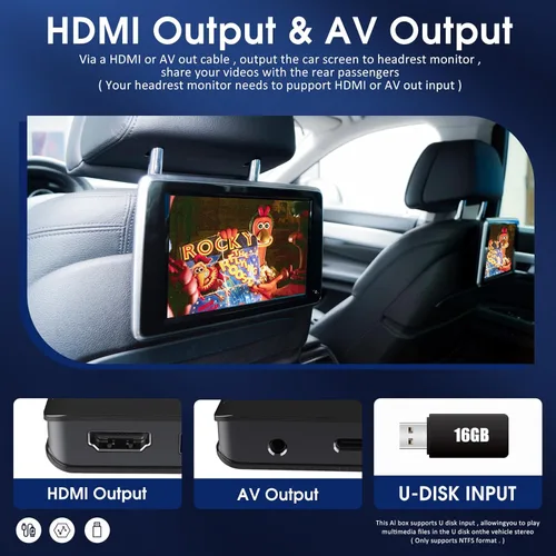 Miniatura 4 de Magic CarPlay Box 3.0 Max, CarPlay AI Box Soporte YouTube/Netflix/Hulu, etc., Qualcomm Multi-Core Android System Multimedia Video Box