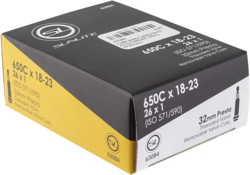 Miniatura 20 de Sunlite Tubos de bicicleta de válvula Presta estándar