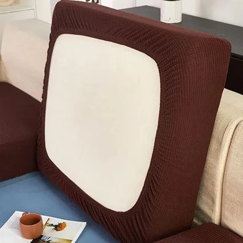 Miniatura 13 de Funda elástica para cojín de sofá, funda protectora para muebles de sofá, funda de asiento de sofá, estampado floral con parte inferior elástica, #17