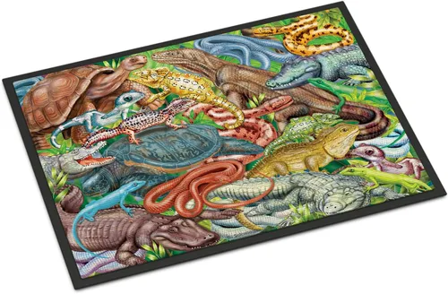 Miniatura 57 de Caroline's Treasures PRS4045MAT - Tapete para puerta delantera, 18 x 27 pulgadas, para interiores y exteriores, para entrada, antideslizante