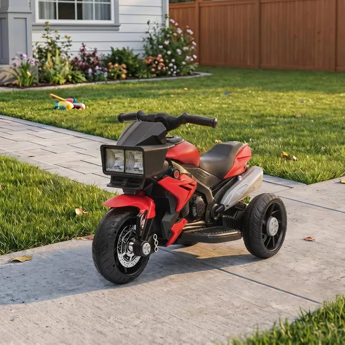 Miniatura 9 de Aosom Motocicleta para niños de 6V, juguete de montar para niños pequeños, mini motocicleta eléctrica de alta tracción, batería, con interruptor