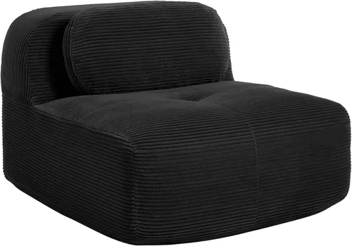 Miniatura 17 de Sofá modular sin hueso de 117 pulgadas, sofá modular en forma de L para sala de estar, sofá comprimido con asiento profundo, sofá nube de pana